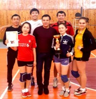 Volleyball competition for students of Karaganda c.colleges and schools 