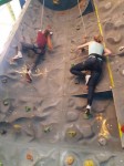 The field trip to the climbing wall 