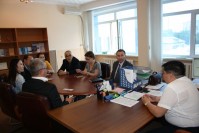 Встреча ученых Kарагандинского экономического университета Kазпотребсоюза и зарубежных профессоров из Bенгрии и Чехии