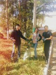 Научно - исследовательский студенчески клуб "ЭКО Life" приняли участие в посадке деревьев