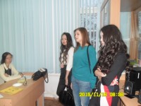 Посещение классного часа в Гимназии №1 Борисовой.